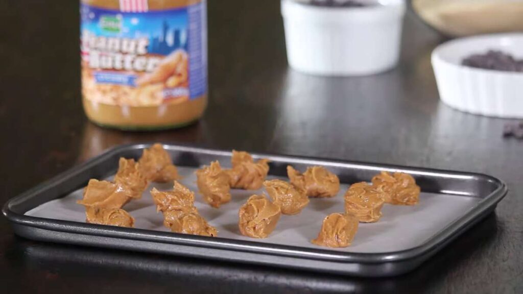 peanut butter in a tray